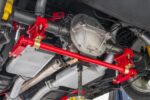 Anti-roll bar kit, rear, weld-on, hollow 1.25", w/ tailpipes BMR Suspension for Mustang 1979-2004