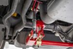 Anti-roll bar kit, rear, weld-on, hollow 1.25", w/ tailpipes BMR Suspension for Mustang 1979-2004