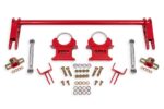 Anti-roll bar kit, rear, weld-on, hollow 1.25", w/ tailpipes BMR Suspension for Mustang 1979-2004
