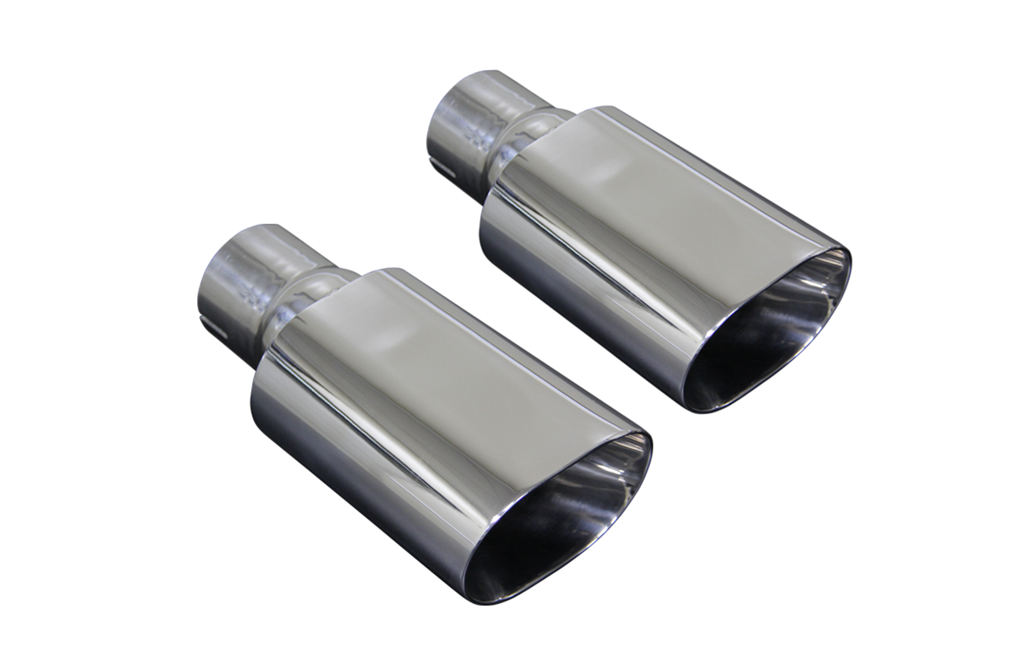 Chevelle Tips - Double Walled, Polished Stainless Steel Chevelle Tips - Double Walled, Polished Stainless Steel
