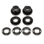 Brake Kit for 15" Conversion, Drilled and Slotted Rotors, Black Calipers BMR Suspension for Chevy Camaro 2016-2024