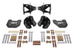 Coilover conversion kit, rear, non-adjustable shock mount, with CAB BMR Suspension لـ Mustang 1979-2004