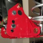 Coilover conversion kit, rear, non-adjustable shock mount, with CAB BMR Suspension لـ Mustang 1979-2004