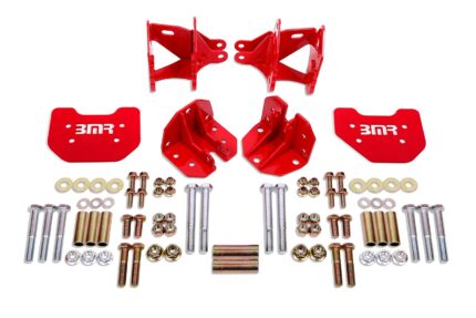 Coilover conversion kit, rear, non-adjustable shock mount, with CAB BMR Suspension for Mustang 1979-2004