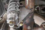 Coilover conversion kit, rear, adjustable shock mt, weld-in BMR Suspension لـ Mustang 1979-2004