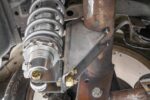 Coilover conversion kit, rear, adjustable shock mt, weld-in BMR Suspension لـ Mustang 1979-2004