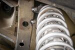 Coilover conversion kit, rear, adjustable shock mt, weld-in BMR Suspension لـ Mustang 1979-2004