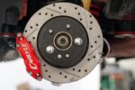 Brake Kit for 15" Conversion, Red Calipers, Non-Demon/Redeye BMR Suspension for Dodge Challenger 2008-2023