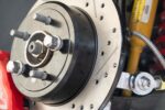 Brake Kit for 15" Conversion, Red Calipers, Non-Demon/Redeye BMR Suspension for Dodge Challenger 2008-2023