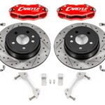 Brake Kit for 15" Conversion, Red Calipers, Non-Redeye BMR Suspension لـ Dodge Charger 2006-2023