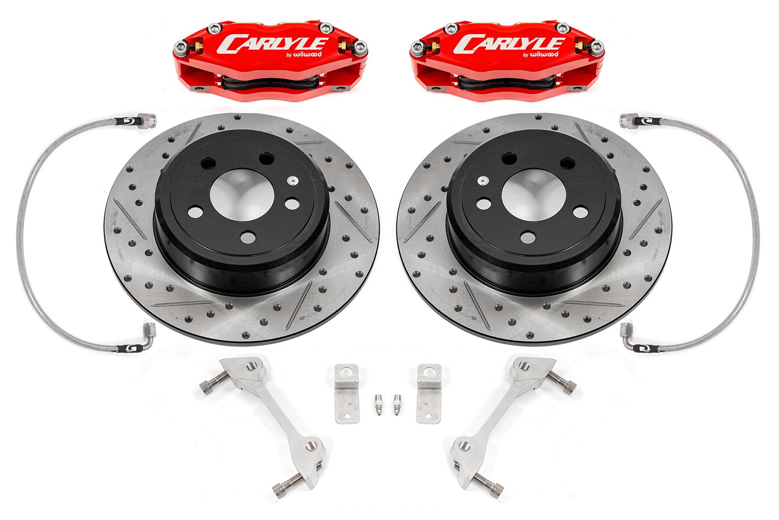 Brake Kit for 15" Conversion, Red Calipers, Non-Demon/Redeye BMR Suspension for Dodge Challenger 2008-2023 Brake Kit for 15" Conversion, Red Calipers, Non-Demon/Redeye BMR Suspension for Dodge Challenger 2008-2023