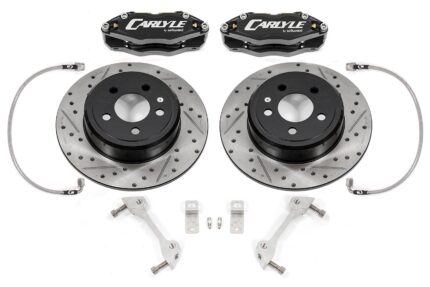 Brake Kit for 15" Conversion, Black Calipers, Redeye BMR Suspension لـ Dodge Charger 2006-2023