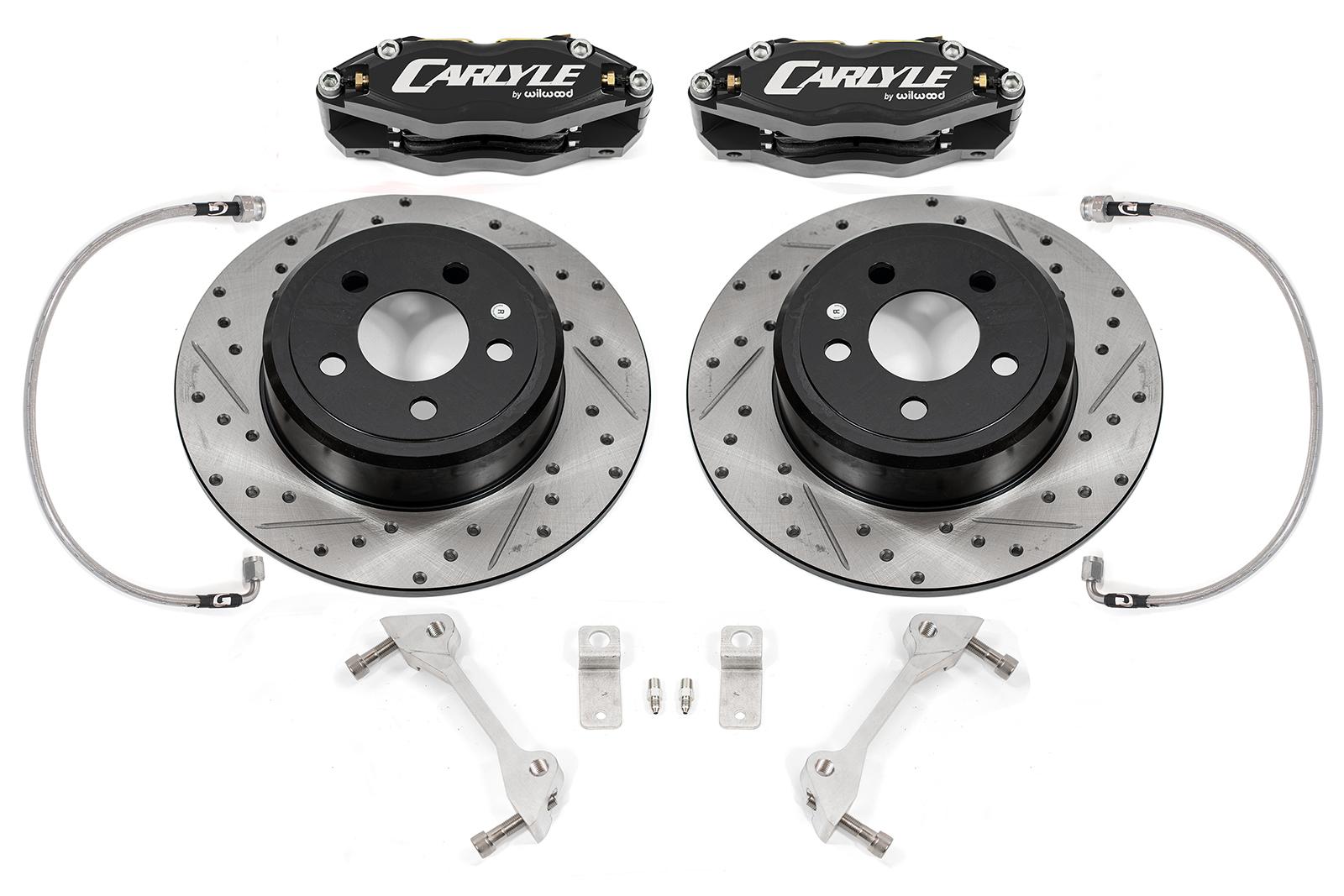 Brake Kit for 15" Conversion, Black Calipers, Redeye BMR Suspension لـ Dodge Charger 2006-2023 Brake Kit for 15" Conversion, Black Calipers, Redeye BMR Suspension لـ Dodge Charger 2006-2023