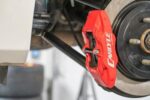 Brake Kit for 15" Conversion, Solid Rotors, Red Calipers BMR Suspension for Chevy Camaro 2016-2024