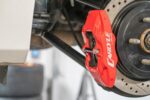 Brake Kit for 15" Conversion, Drilled and Slotted Rotors, Red Calipers BMR Suspension for Chevy Camaro 2016-2024