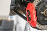 Brake Kit for 15" Conversion, Drilled and Slotted Rotors, Red Calipers BMR Suspension for Chevy Camaro 2016-2024