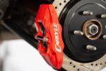 Brake Calipers Only for 15" Conversion Kit, Red BMR Suspension لـ Chevy Camaro 2016-2024