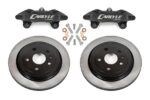 Brake Kit for 15" Conversion, Solid Rotors, Black Calipers BMR Suspension for Corvette 2005-2013