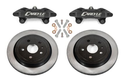 Brake Kit for 15" Conversion, Solid Rotors, Black Calipers BMR Suspension for Corvette 2005-2013