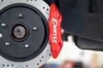Brake Kit for 15" Conversion, Drilled and Slotted Rotors, Red Calipers BMR Suspension for Corvette 2005-2013