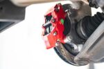 Brake Calipers Only for 15" Conversion Kit, Red BMR Suspension لـ Corvette 1997-2004
