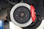 Brake Calipers Only for 15" Conversion Kit, Red BMR Suspension لـ Corvette 1997-2004