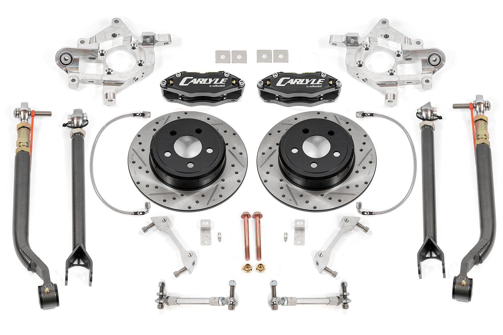 15" Conversion Kit by Carlyle Racing, Black Calipers, Redeye BMR Suspension لـ Dodge Charger 2006-2023 15" Conversion Kit by Carlyle Racing, Black Calipers, Redeye BMR Suspension لـ Dodge Charger 2006-2023