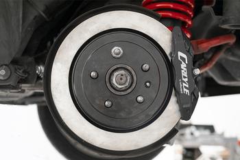15" Conversion Kit by Carlyle Racing, Solid Rotors, Black Calipers BMR Suspension لـ Pontiac G8 2008-2009