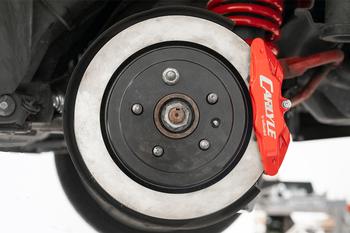 15" Conversion Kit by Carlyle Racing, Solid Rotors, Red Calipers BMR Suspension لـ Pontiac G8 2008-2009