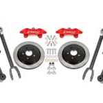 15" Conversion Kit by Carlyle Racing, Solid Rotors, Red Calipers BMR Suspension لـ Pontiac G8 2008-2009