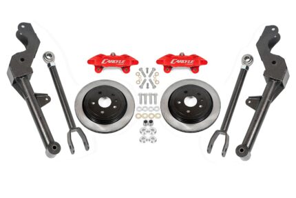 15" Conversion Kit by Carlyle Racing, Solid Rotors, Red Calipers BMR Suspension لـ Pontiac G8 2008-2009