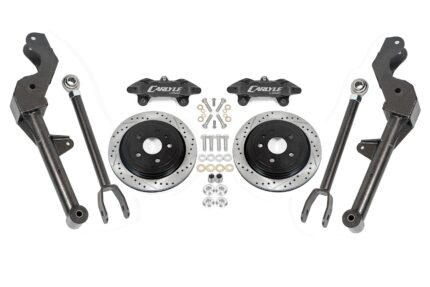 15" Conversion Kit by Carlyle Racing, Drilled and Slotted Rotors, Black Calipers BMR Suspension لـ Pontiac G8 2008-2009