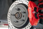 15" Conversion Kit by Carlyle Racing, Drilled and Slotted Rotors, Red Calipers BMR Suspension for Chevy SS 2014-2017