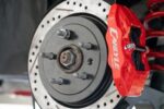 15" Conversion Kit by Carlyle Racing, Drilled and Slotted Rotors, Red Calipers BMR Suspension for Chevy SS 2014-2017