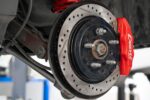 15" Conversion Kit by Carlyle Racing, Drilled and Slotted Rotors, Red Calipers BMR Suspension for Chevy SS 2014-2017
