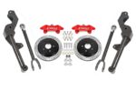 15" Conversion Kit by Carlyle Racing, Drilled and Slotted Rotors, Red Calipers BMR Suspension for Chevy SS 2014-2017
