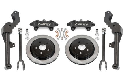 15" Conversion Kit by Carlyle Racing, Solid Rotors, Black Calipers BMR Suspension لـ Chevy Camaro 2010-2015