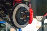 15" Conversion Kit by Carlyle Racing, Solid Rotors, Red Calipers BMR Suspension لـ Chevy Camaro 2010-2015