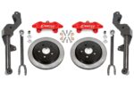 15" Conversion Kit by Carlyle Racing, Solid Rotors, Red Calipers BMR Suspension لـ Chevy Camaro 2010-2015