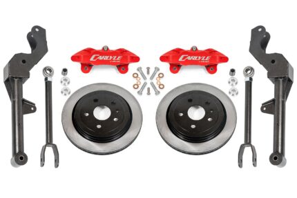 15" Conversion Kit by Carlyle Racing, Solid Rotors, Red Calipers BMR Suspension لـ Chevy Camaro 2010-2015