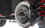 15" Conversion Kit by Carlyle Racing, Drilled and Slotted Rotors, Black Calipers BMR Suspension for Chevy Camaro 2010-2015