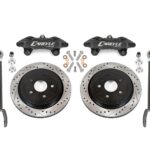 15" Conversion Kit by Carlyle Racing, Drilled and Slotted Rotors, Black Calipers BMR Suspension لـ Chevy Camaro 2010-2015