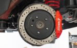 15" Conversion Kit by Carlyle Racing, Drilled and Slotted Rotors, Red Calipers BMR Suspension for Chevy Camaro 2010-2015