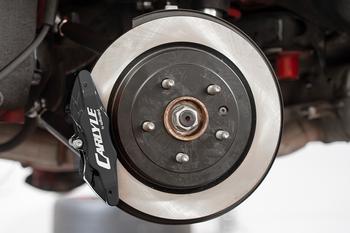 15" Conversion Kit by Carlyle Racing, Solid Rotors, Black Calipers BMR Suspension لـ Chevy Camaro 2016-2024