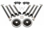 15" Conversion Kit by Carlyle Racing, Solid Rotors, Black Calipers BMR Suspension لـ Chevy Camaro 2016-2024