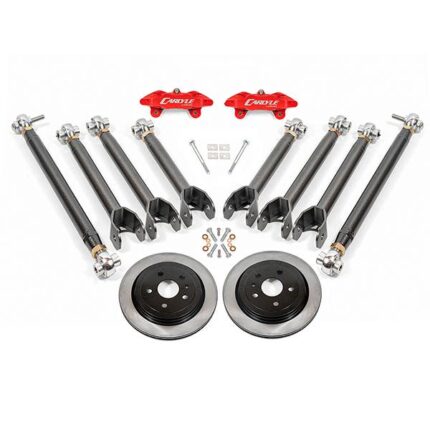 15" Conversion Kit by Carlyle Racing, Solid Rotors, Red Calipers BMR Suspension لـ Chevy Camaro 2016-2024