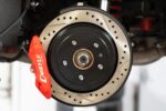 15" Conversion Kit by Carlyle Racing, Drilled and Slotted Rotors, Red Calipers BMR Suspension for Chevy Camaro 2016-2024