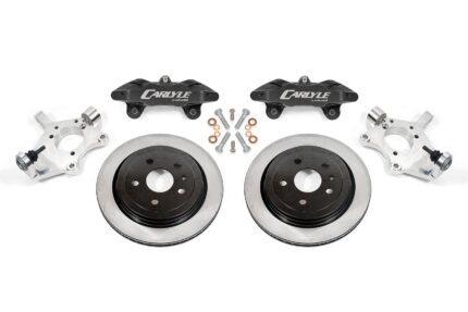 15" Conversion Kit by Carlyle Racing, Solid Rotors, Black Calipers BMR Suspension لـ Corvette 1997-2004