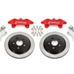 15" Conversion Kit by Carlyle Racing, Solid Rotors, Red Calipers BMR Suspension لـ Corvette 1997-2004