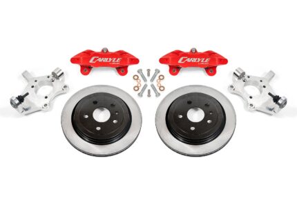 15" Conversion Kit by Carlyle Racing, Solid Rotors, Red Calipers BMR Suspension لـ Corvette 1997-2004